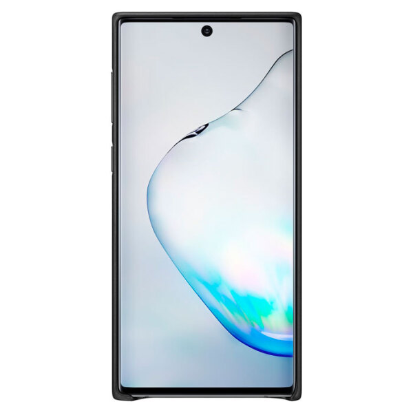 Husă Samsung Galaxy Note 10, Leather EF-VN970, Black  photo 3
