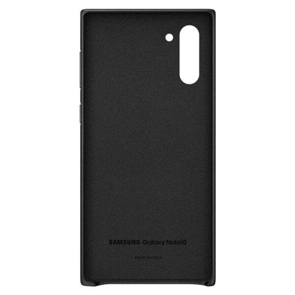 Husă Samsung Galaxy Note 10, Leather EF-VN970, Black  photo 4