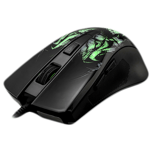 Mouse Qumo Rampage Black Cu fir / 3200 dpi photo 2