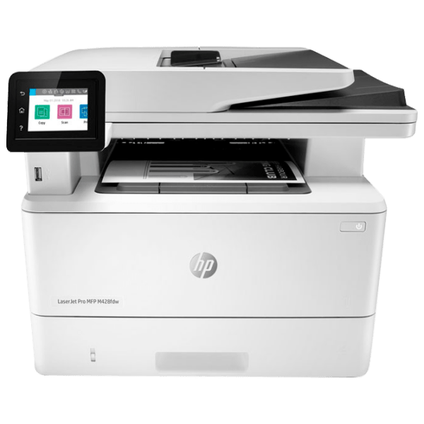 Dispozitiv multifuncțional HP
LaserJet Pro
M428fdw White Laser, Monochrome, photo 1