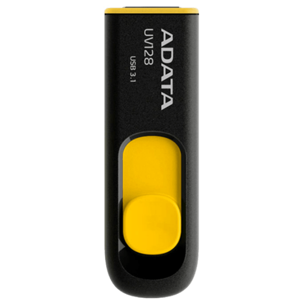 USB Flash ADATA UV128 16 GB Yellow USB 3.0, Plastic photo 1