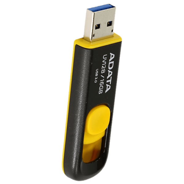 USB Flash ADATA UV128 16 GB Yellow USB 3.0, Plastic photo 2