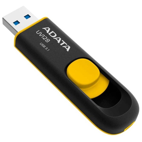 USB Flash ADATA UV128 16 GB Yellow USB 3.0, Plastic photo 3