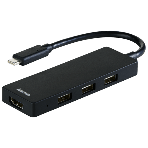 Adapter Hama 135762 Black USB Type-C photo 1