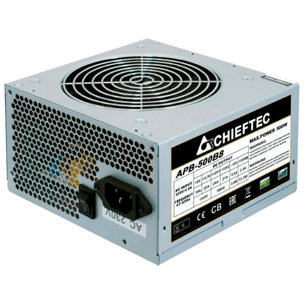 Блок питания ATX 12V 2.3 Chieftec APB-500B8 500 Вт Черный  photo 1