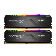 Оперативная память 16ГБ (2*8ГБ) DDR4-3000МГц Kingston HyperX FURY RGB для ПК 