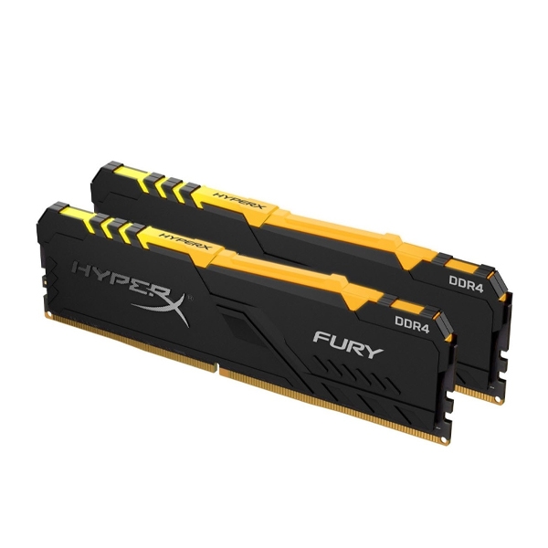 Оперативная память 16ГБ (2*8ГБ) DDR4-3000МГц Kingston HyperX FURY RGB для ПК  photo 2