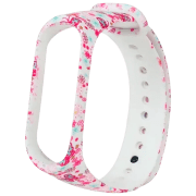 Ремень Xiaomi Mi Band 3 Butterfly Белый Rose Силикон,