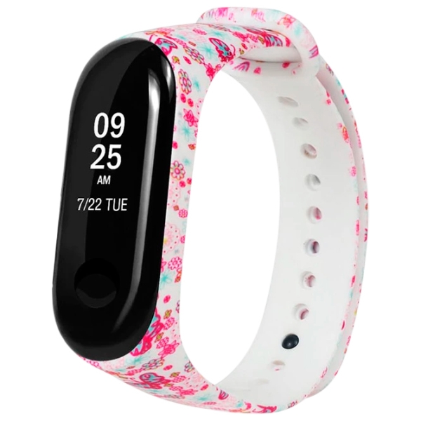 Ремень Xiaomi Mi Band 3 Butterfly Белый Rose Силикон, photo 2