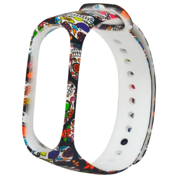 Ремень Xiaomi Mi Band 3 Skeleton Черный Разноцветный Силикон, photo 1