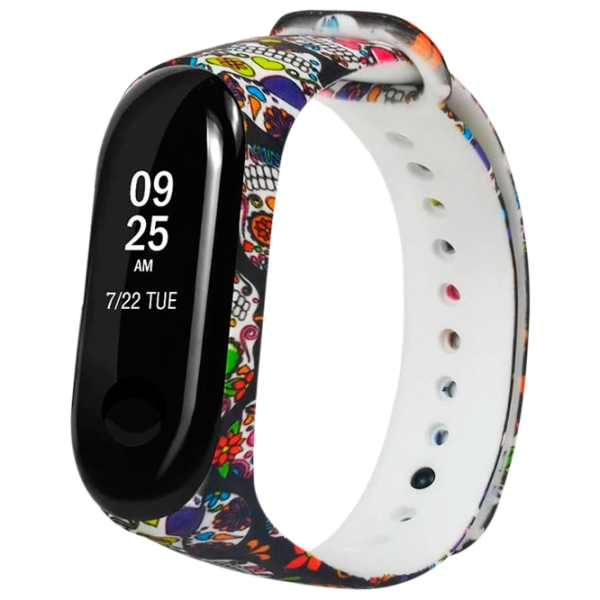 Ремень Xiaomi Mi Band 3 Skeleton Черный Разноцветный Силикон, photo 2