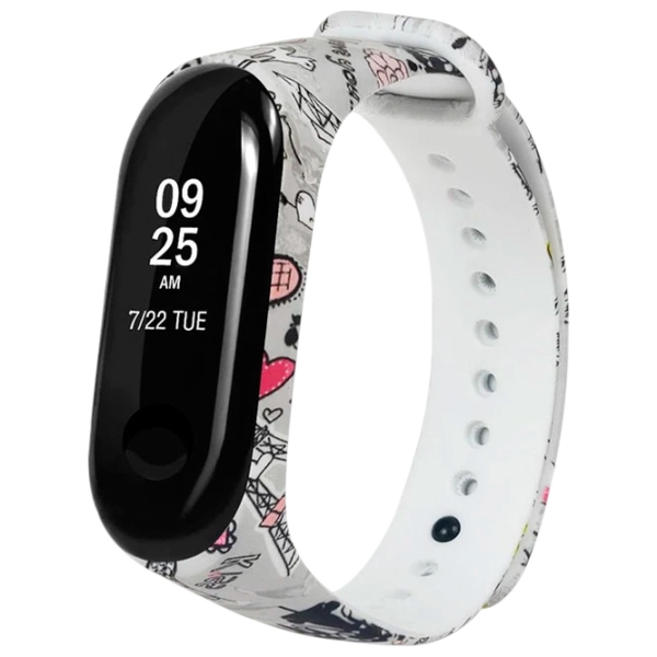 Ремень Xiaomi Mi Band 3 Tower Grey Разноцветный Силикон, photo 2
