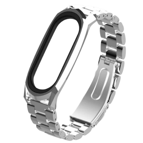 Ремень Xiaomi Mi Band 3 Stainless Серебристый Cталь, photo 1