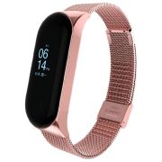 Ремень Xiaomi Mi Band 3 Milanese Розовый Rose Металл,