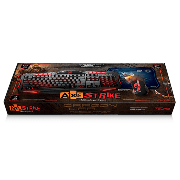 Set Qumo Axe Strike Black Gaming, Cu fir photo 16
