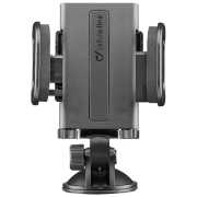 Suport pentru telefon Cellularline BIGCRABDUALFIX Black 