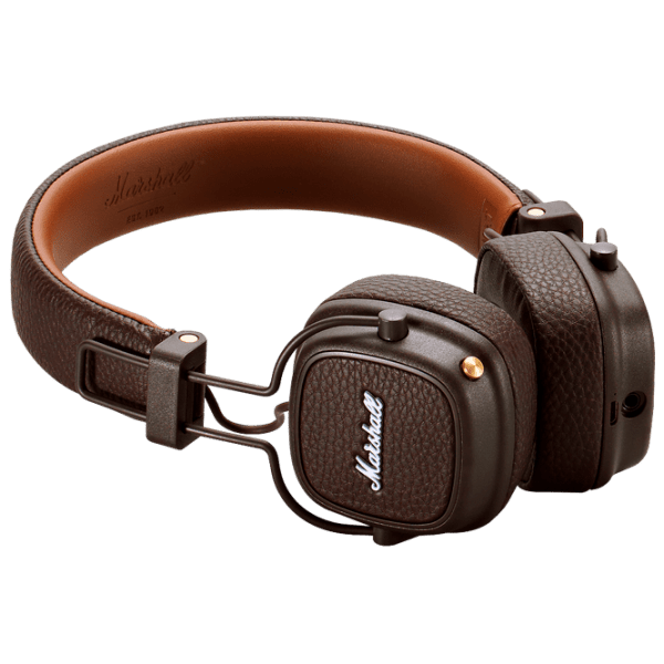 Căști Marshall Major 3 Bluetooth Brown Fără fir + Cu fir / Personal / On the ear photo 3