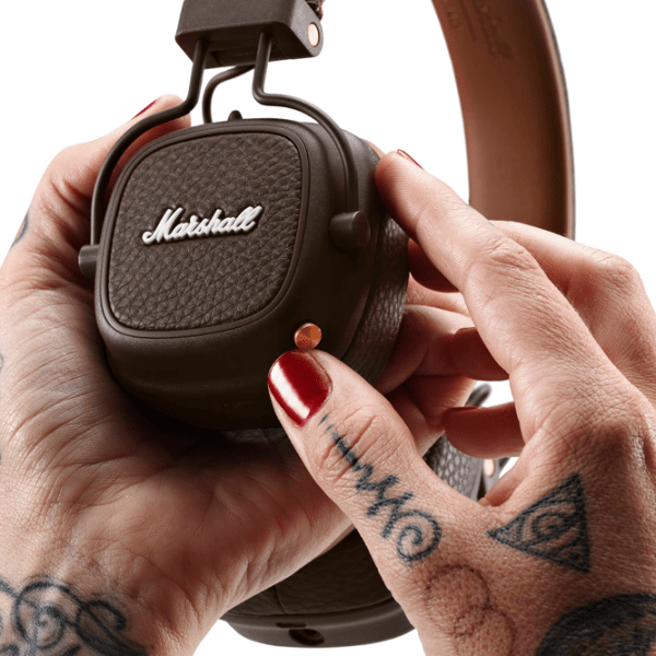 Căști Marshall Major 3 Bluetooth Brown Fără fir + Cu fir / Personal / On the ear photo 8