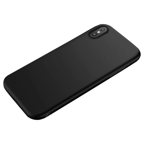 Husă pentru smartphone Apple iPhone XS Max (Ultra Thin) Black Screen Geeks, TPU, Back photo 1