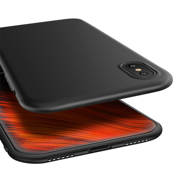 Husă pentru smartphone Apple iPhone XS Max (Ultra Thin) Black Screen Geeks, TPU, Back photo 3