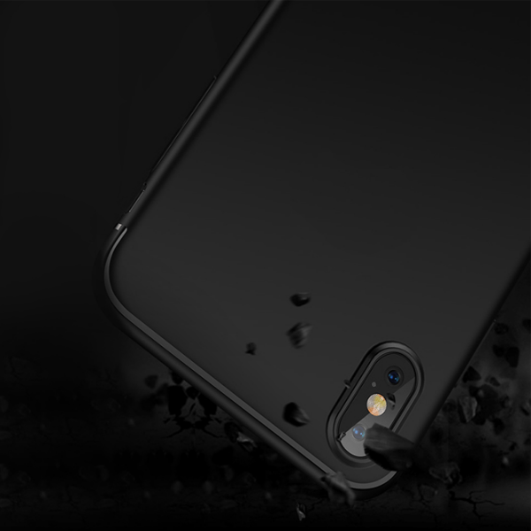 Husă pentru smartphone Apple iPhone XS Max (Ultra Thin) Black Screen Geeks, TPU, Back photo 4