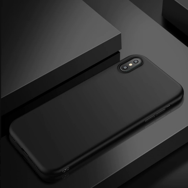 Husă pentru smartphone Apple iPhone XS Max (Ultra Thin) Black Screen Geeks, TPU, Back photo 5