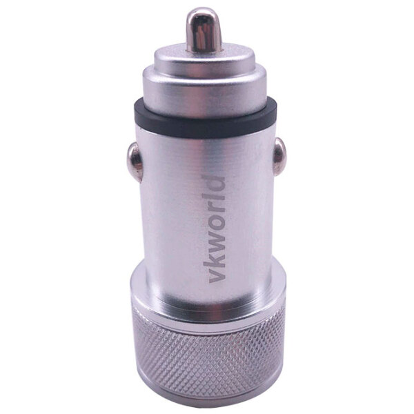 Încărcător auto Vkworld C102 (24 W) Silver 2.4 A / Silver photo 3
