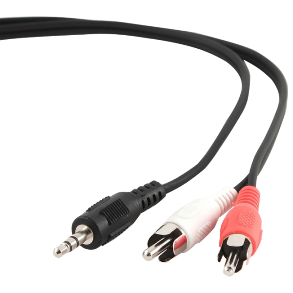 Cablu audio Gembird CCA-458 3.5 mm/ 2 RCA Black  photo 3