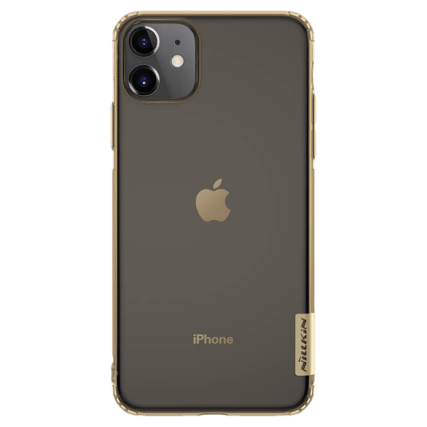Husă pentru smartphone Apple iPhone 11 (Nature) Transparent Brown Nillkin, TPU, Back photo 1