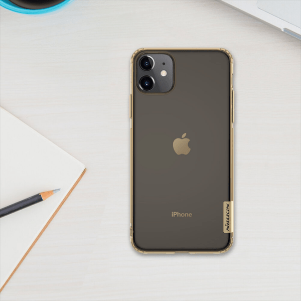 Husă pentru smartphone Apple iPhone 11 (Nature) Transparent Brown Nillkin, TPU, Back photo 4
