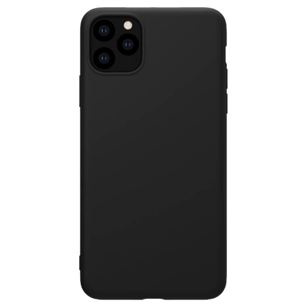 Husă pentru smartphone Apple iPhone 11 Pro Max (Rubber Wrapped) Black Nillkin, TPU, Back photo 1