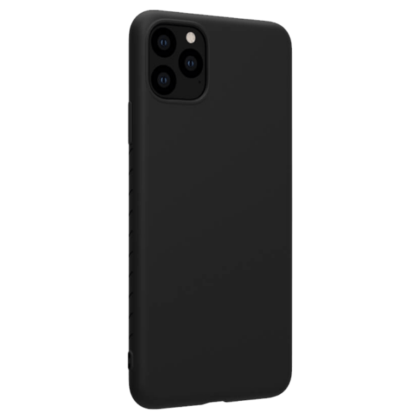 Husă pentru smartphone Apple iPhone 11 Pro Max (Rubber Wrapped) Black Nillkin, TPU, Back photo 2