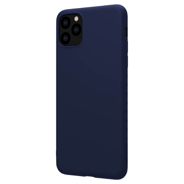 Husă pentru smartphone Apple iPhone 11 Pro Max (Rubber Wrapped) Blue Nillkin, TPU, Back photo 2