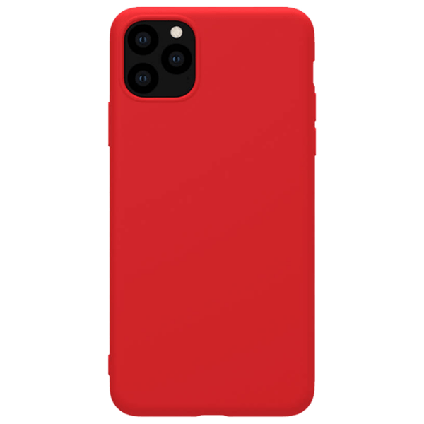 Husă pentru smartphone Apple iPhone 11 Pro Max (Rubber Wrapped) Red Nillkin, TPU, Back photo 1