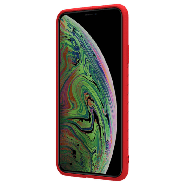 Husă pentru smartphone Apple iPhone 11 Pro Max (Rubber Wrapped) Red Nillkin, TPU, Back photo 3