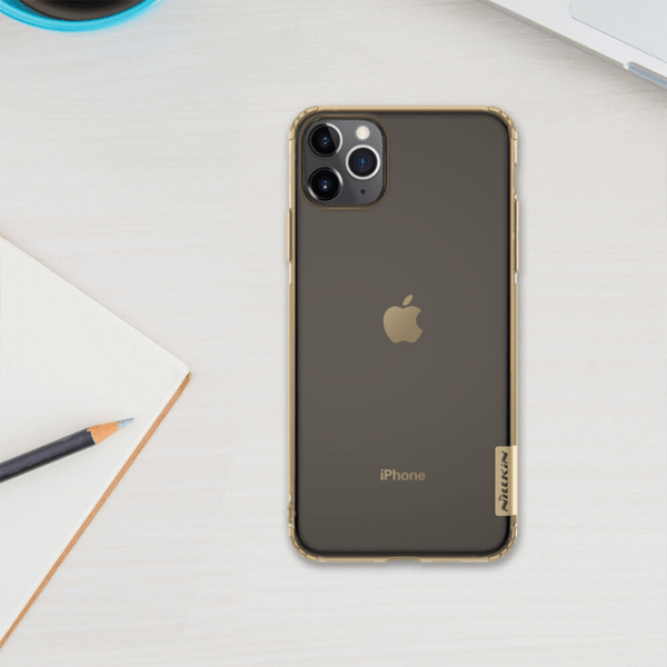 Husă pentru smartphone Apple iPhone 11 Pro Max (Nature) Transparent Brown Nillkin, TPU, Back photo 4