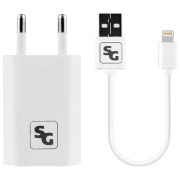Сетевое зарядное устройство Screen Geeks Lightning 1 A (10 Вт) Белый 1 А / Белый
