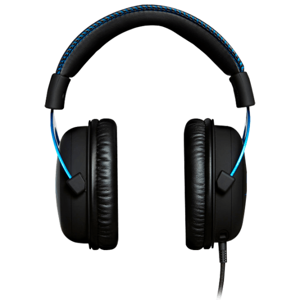 Casti Gaming HyperX Cloud PS4 (HX-HSCLS), Black Blue  photo 2