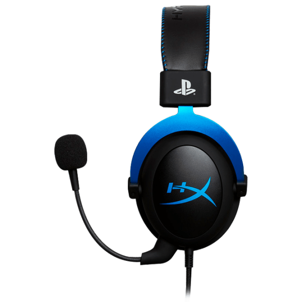 Casti Gaming HyperX Cloud PS4 (HX-HSCLS), Black Blue  photo 4