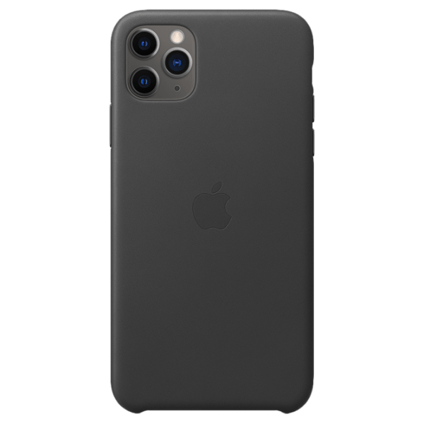 Husă pentru smartphone Apple iPhone 11 Pro Max (MX0E2ZM/ A) Black Apple, Piele, Back photo 1