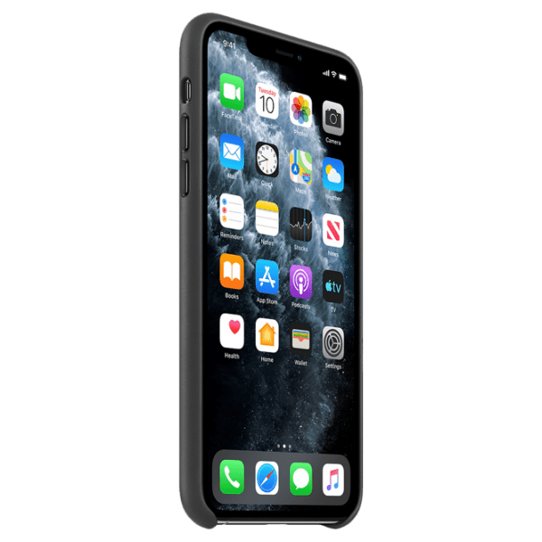 Husă pentru smartphone Apple iPhone 11 Pro Max (MX0E2ZM/ A) Black Apple, Piele, Back photo 2