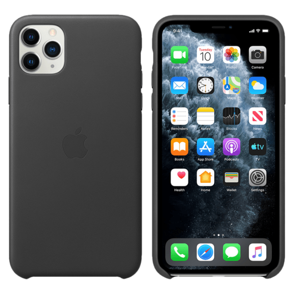 Husă pentru smartphone Apple iPhone 11 Pro Max (MX0E2ZM/ A) Black Apple, Piele, Back photo 3