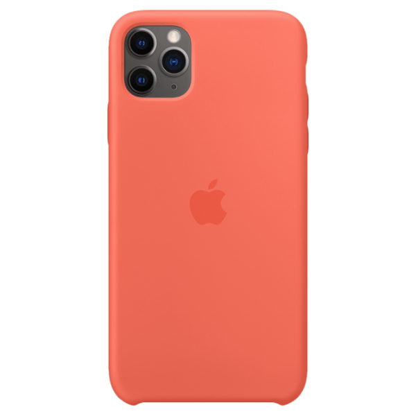 Husă pentru smartphone Apple iPhone 11 Pro Max (MWYQ2ZM/ A) Clemantine Orange Apple, TPU, Back photo 1