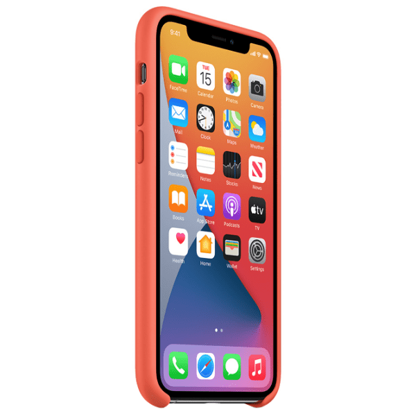 Husă pentru smartphone Apple iPhone 11 Pro Max (MWYQ2ZM/ A) Clemantine Orange Apple, TPU, Back photo 2