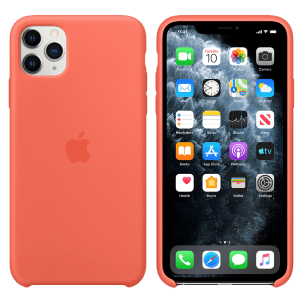 Husă pentru smartphone Apple iPhone 11 Pro Max (MWYQ2ZM/ A) Clemantine Orange Apple, TPU, Back photo 3