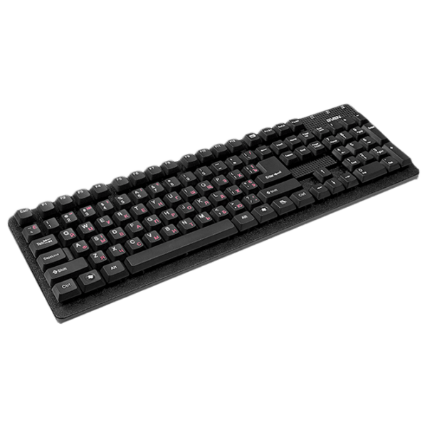 Tastatură Sven Standard 301 Black Home and Office, Cu fir photo 2