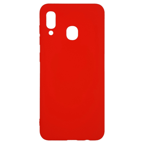Чехол для смартфона Samsung Galaxy A30 (Soft Touch) Красный Cover X, TPU, Back photo 1