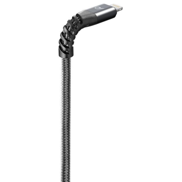 Кабель для телефона Cellularline Extreme XL MFI USB Type-A/ Lightning Черный  photo 2