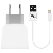 Сетевое зарядное устройство Screen Geeks Lightning 2 A (15 Вт) Белый 2 A / Белый