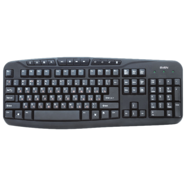 Tastatură Sven Comfort 3050 Black Home and Office, Cu fir photo 1